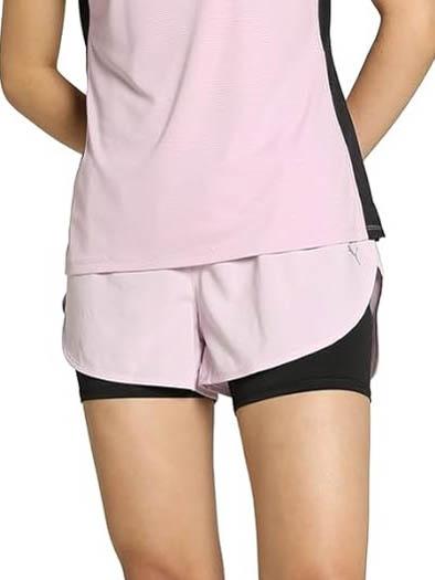 Pantalon Corto Puma Run Favorite Lila W