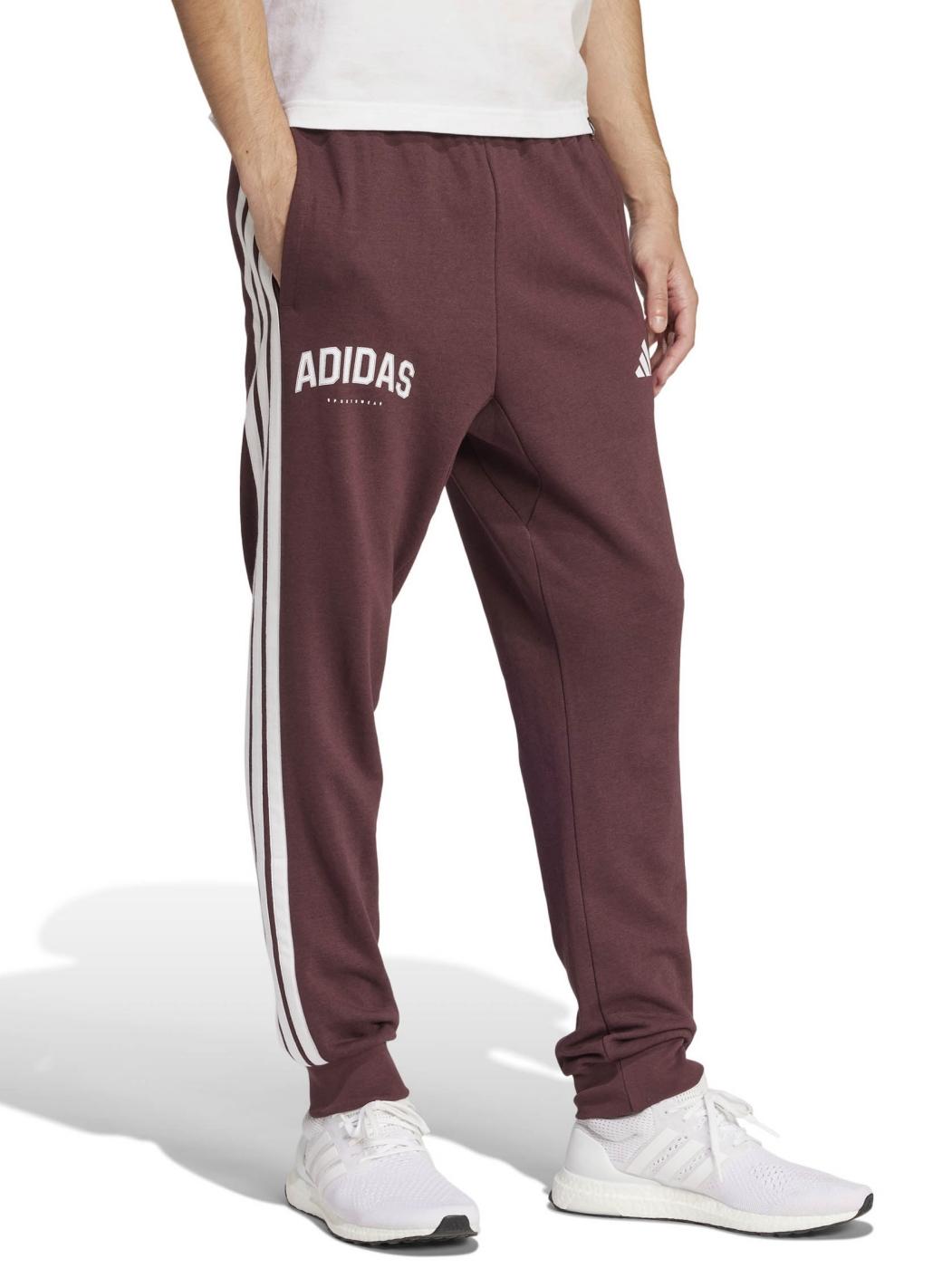 Pantalon Adidas 3S M Granate