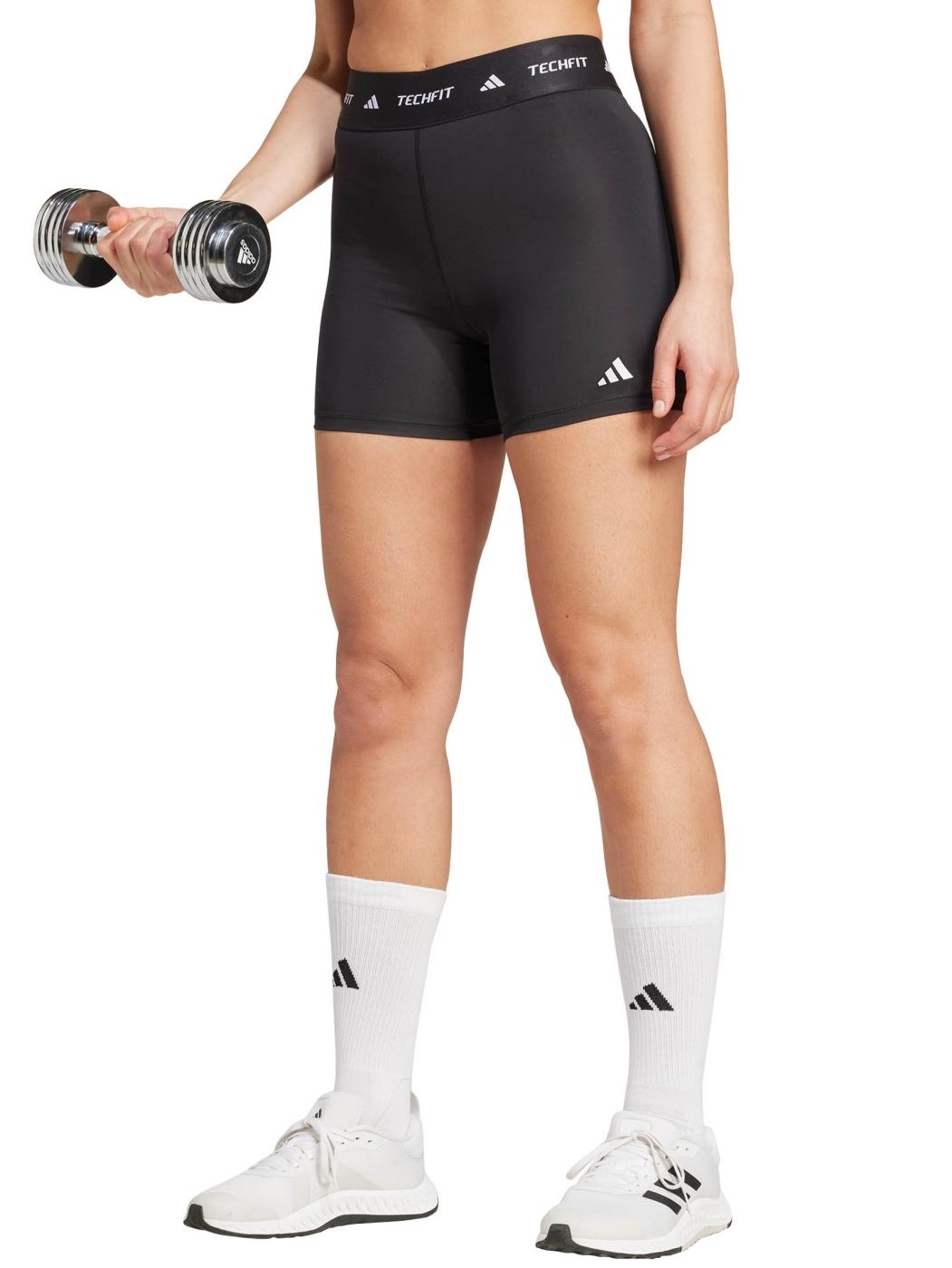 Malla Corta Adidas TF 3' W Negro