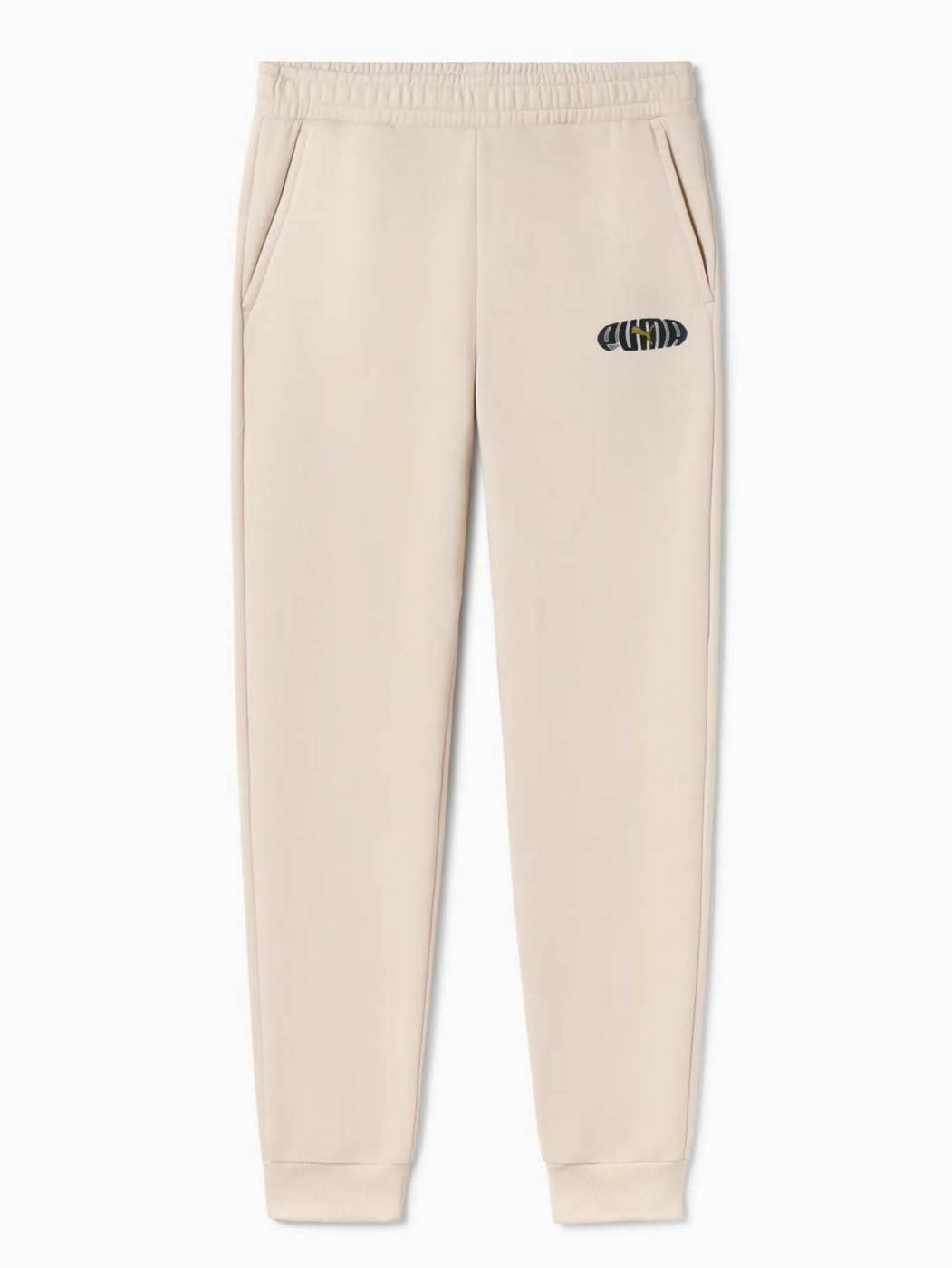 Pantalon Puma ESS Graphic M Beige