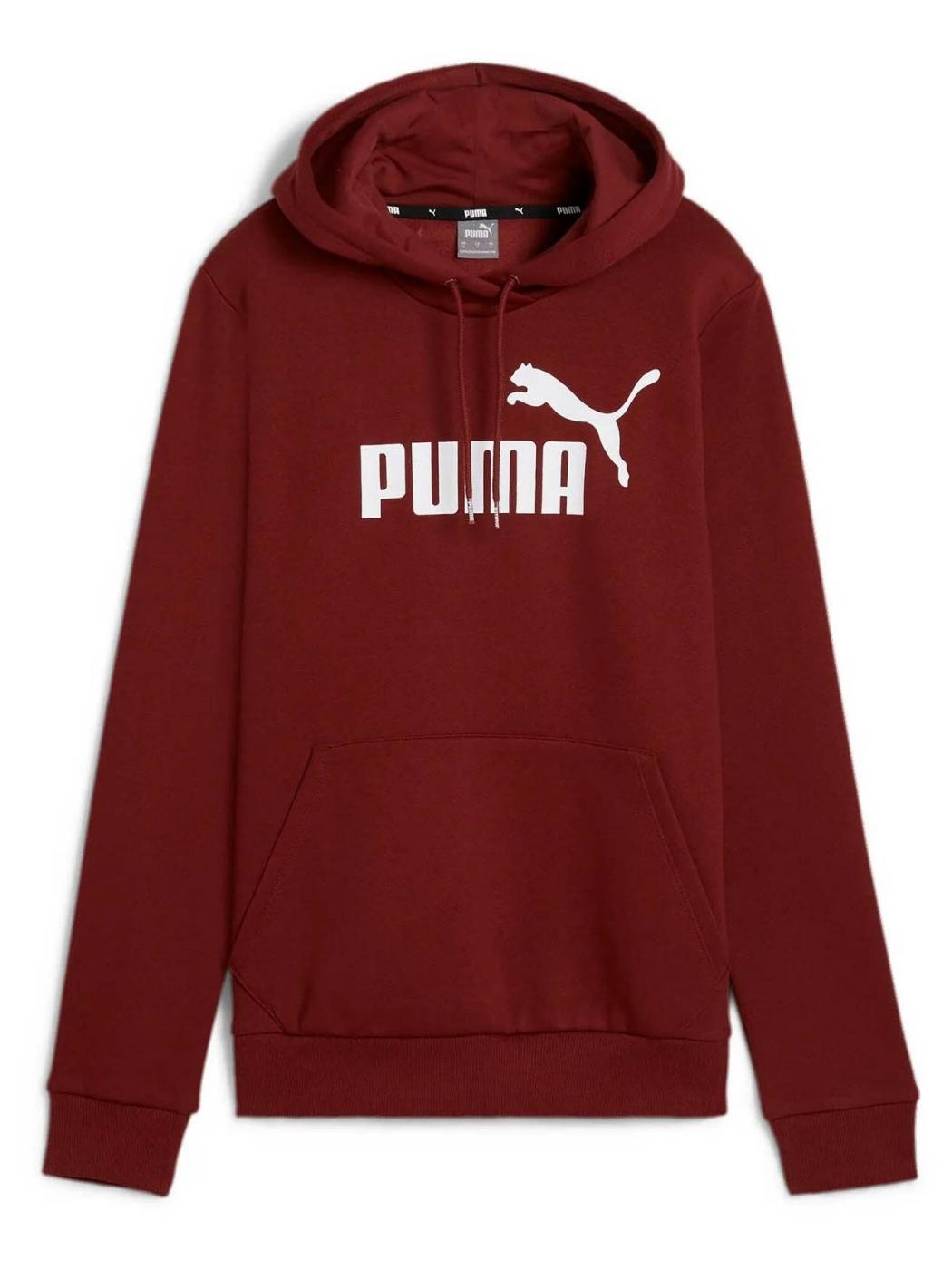 Sudadera Puma ESS Logo FL W Granate