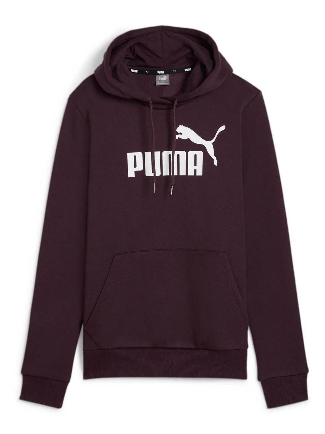Sudadera Puma ESS Logo FL W Burdeos