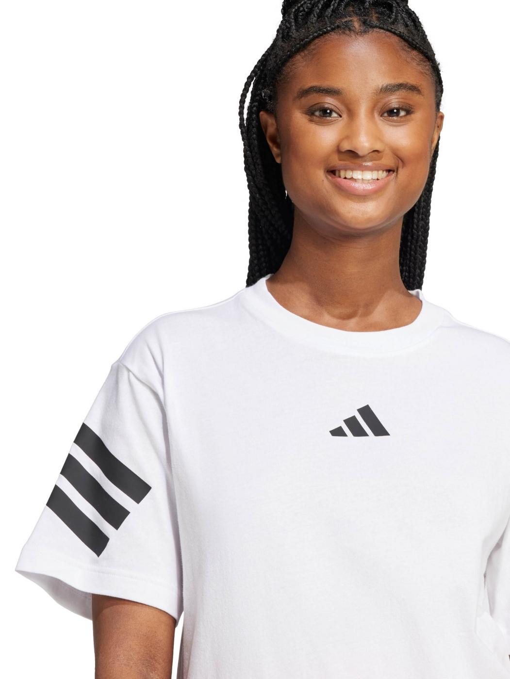 Camiseta Adidas Future Icons 3S W Blanco