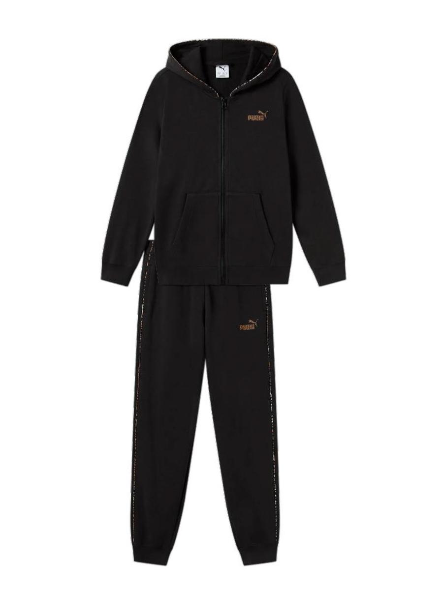 Chandal Puma Ess Animal Negro Jr