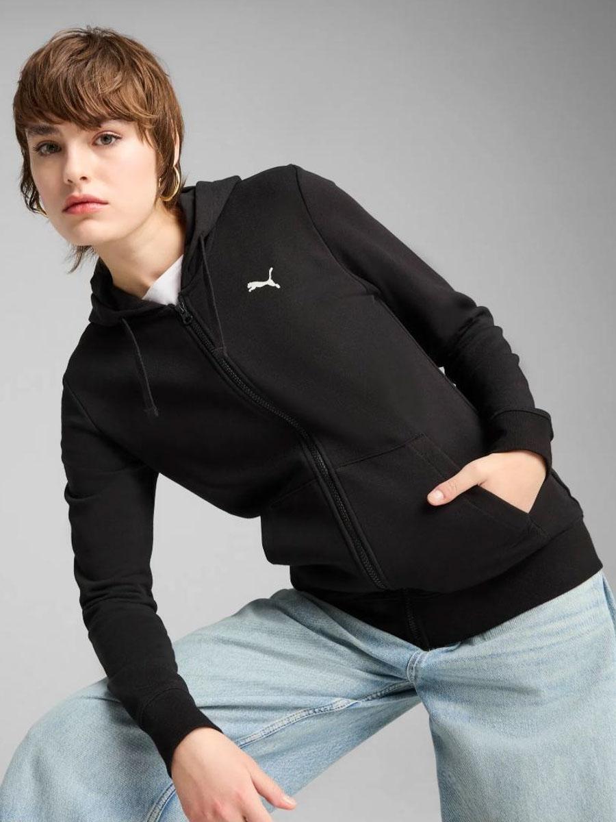 Chaqueta Puma Ess Full-Zip W Negro