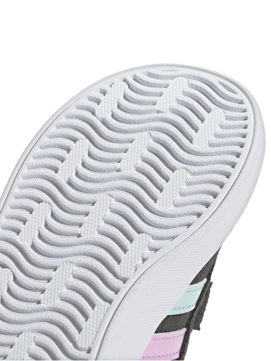 Zapatilla Adidas VL Court 3 Gris/Multi Bebe