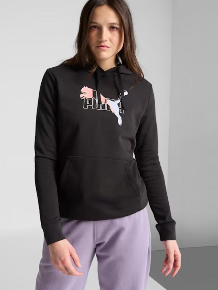 Sudadera Puma Ess Logo Lab W Negro