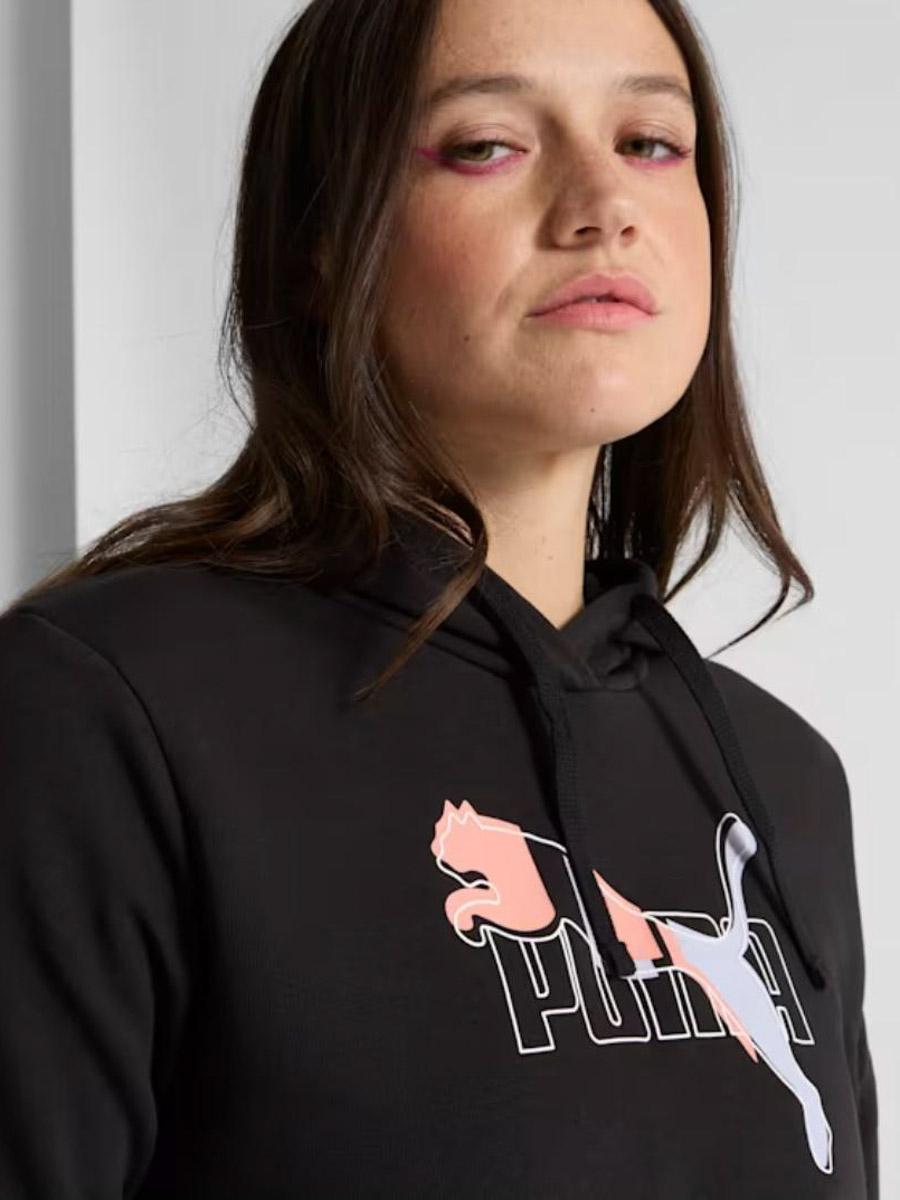 Sudadera Puma Ess Logo Lab W Negro