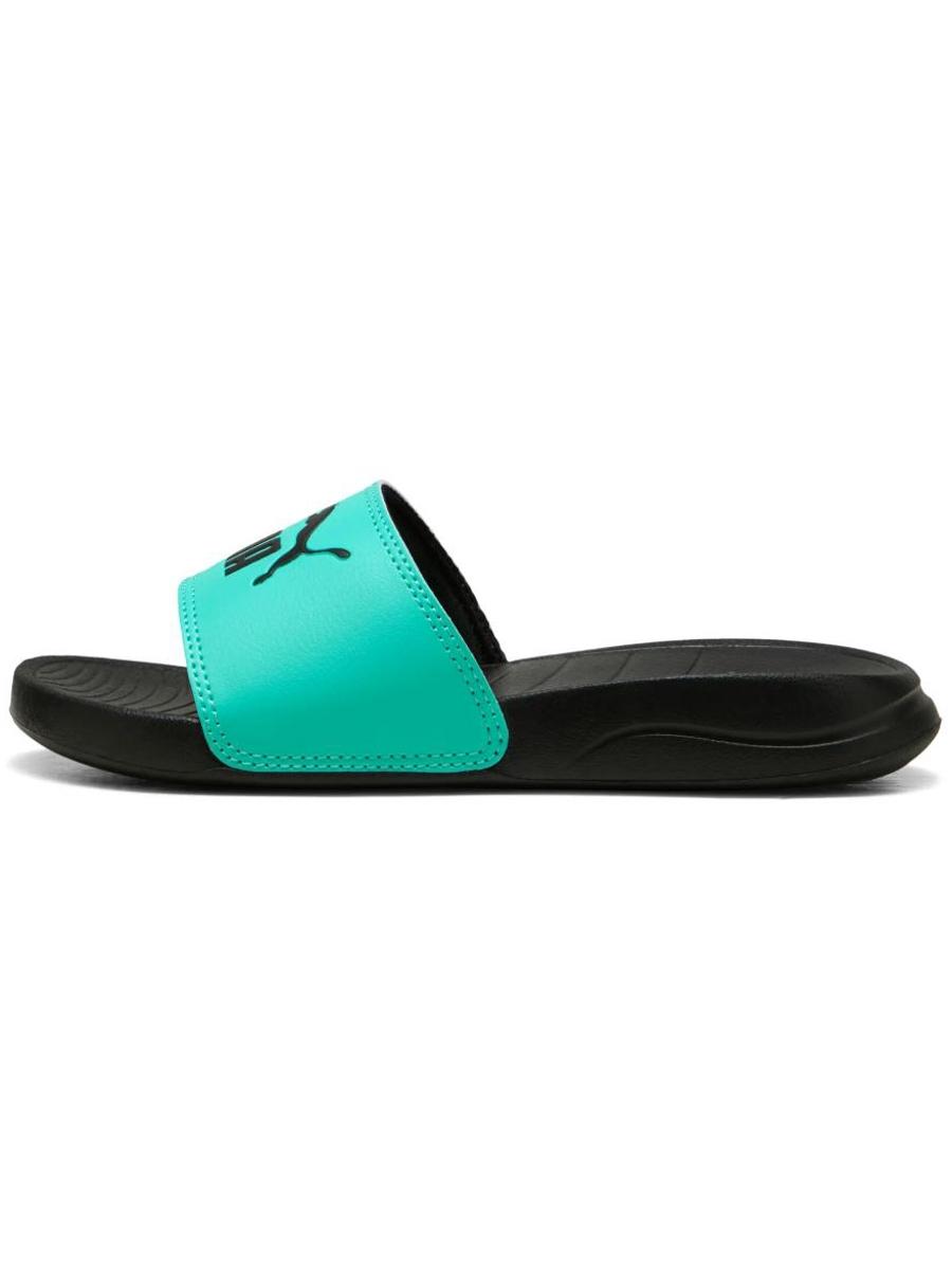 Chanclas Puma Popcat 20 Negro/Turquesa Jr
