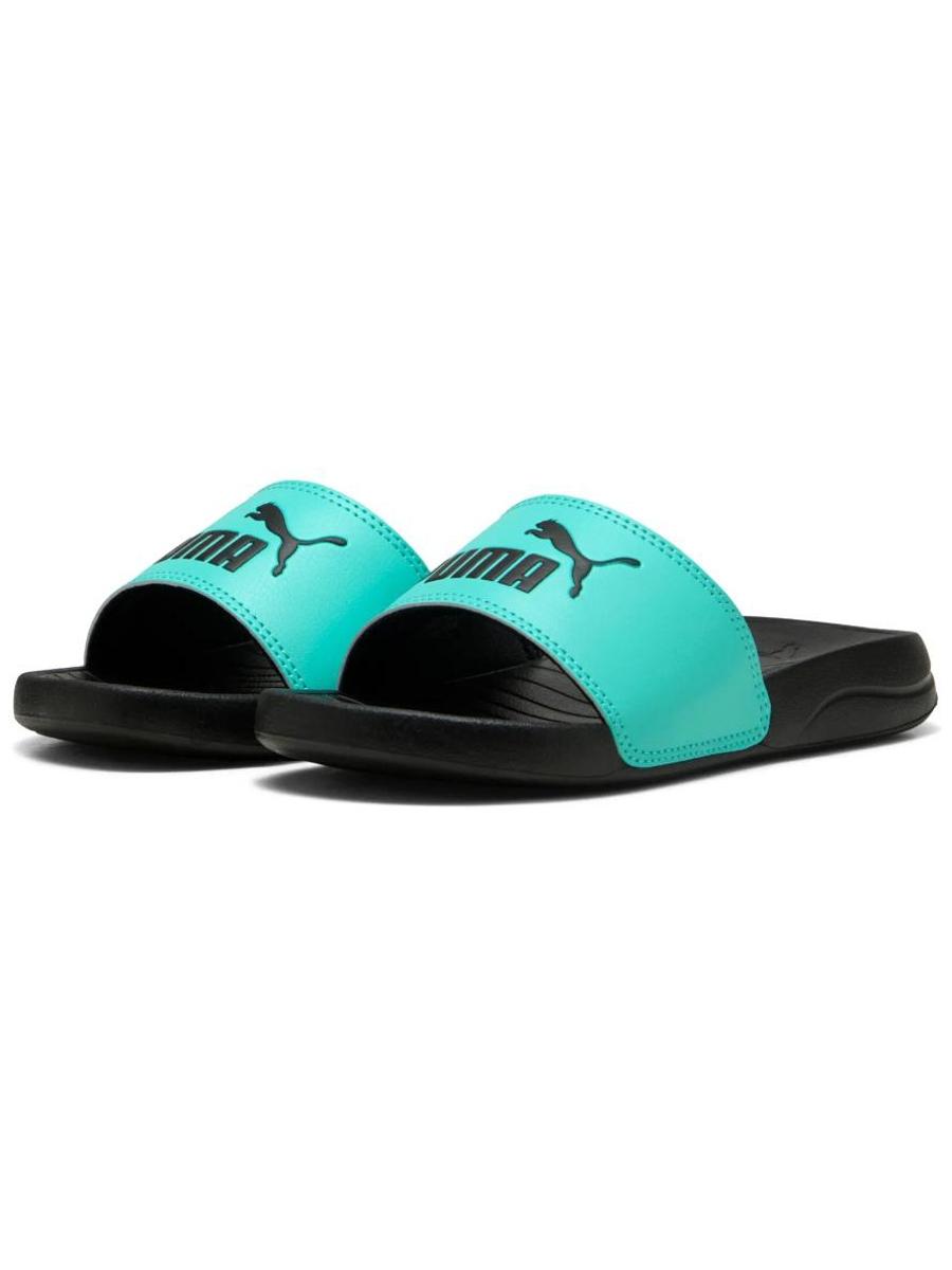 Chanclas Puma Popcat 20 Negro/Turquesa Jr