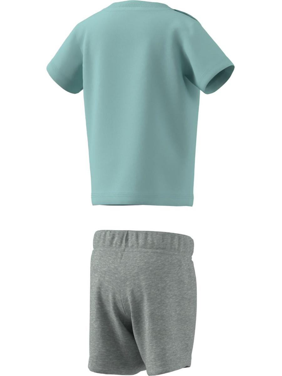 Conjunto Adidas Verde Gris Bebe