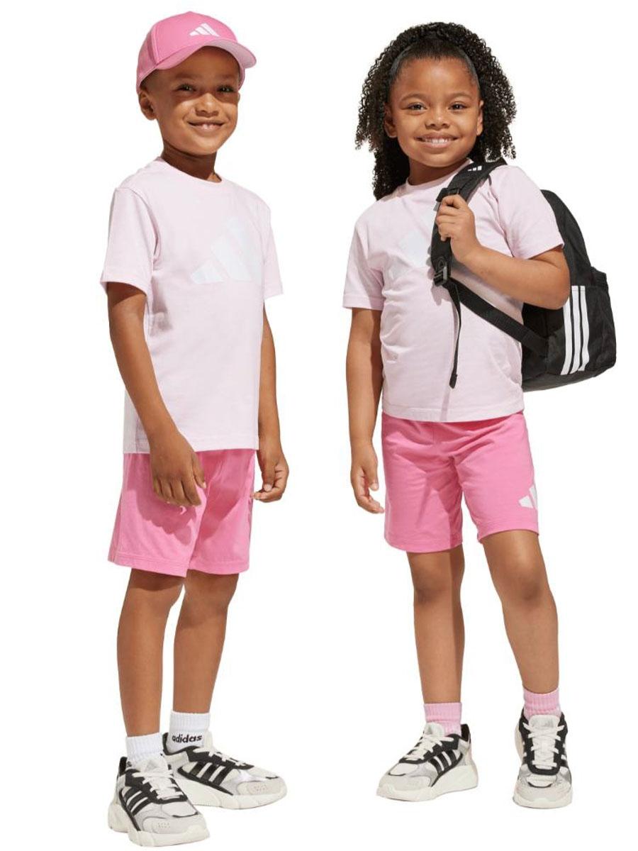 Conjunto Corto Adidas BL Rosa Jr