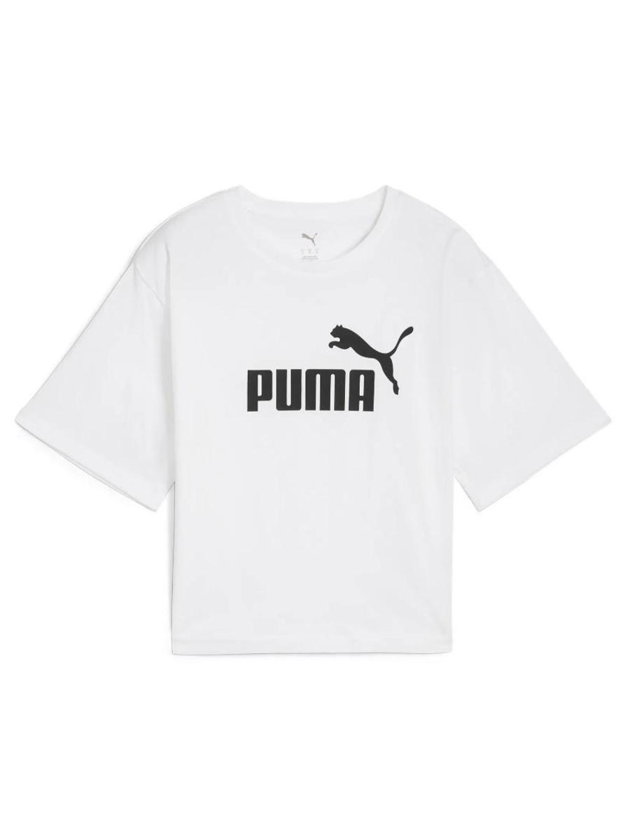 Camiseta Puma Cropped Blanca W