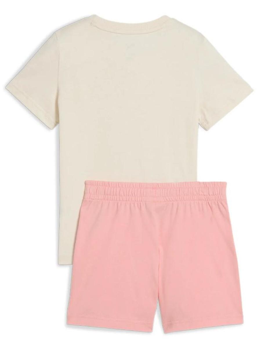 Conjunto Corto Puma Beige Rosa Jr