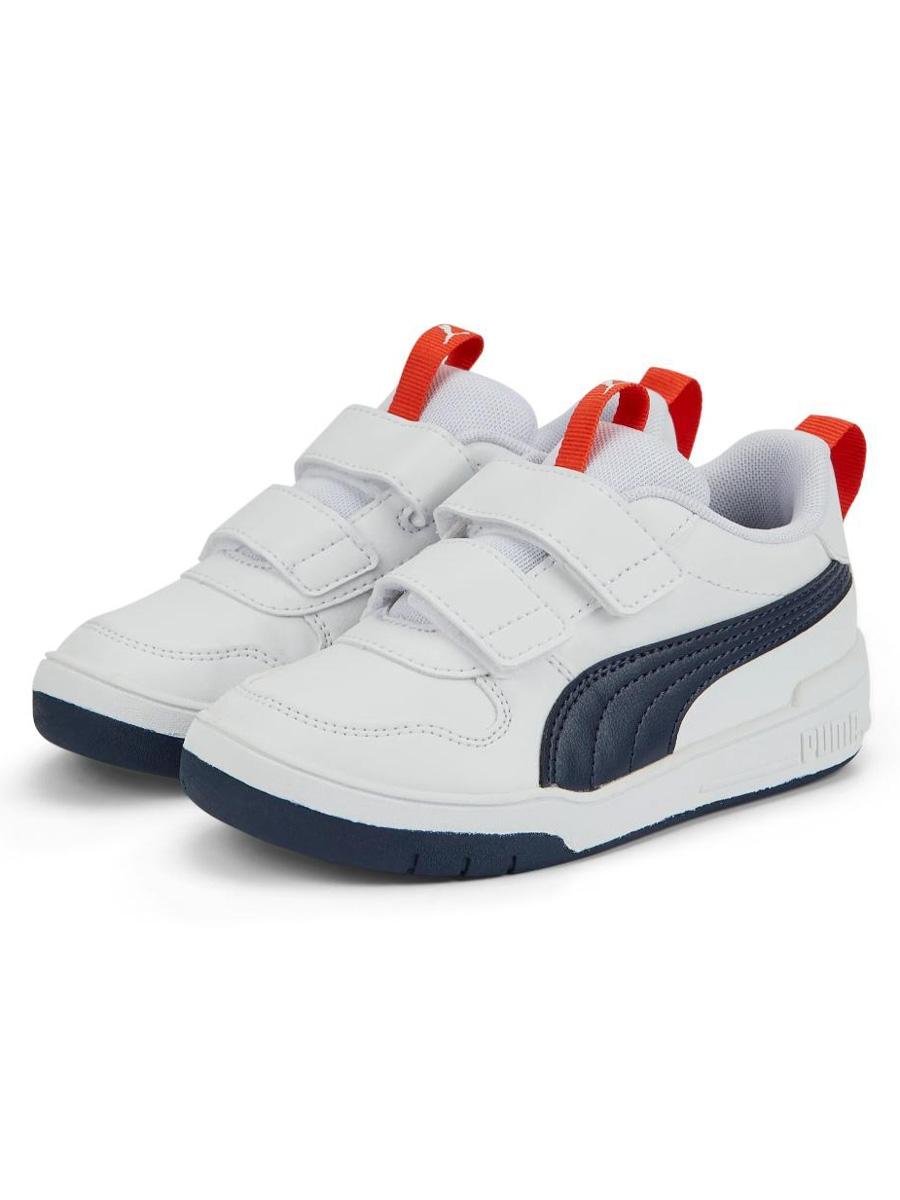 Zapatilla Puma Multiflex Blanco Marino Niño
