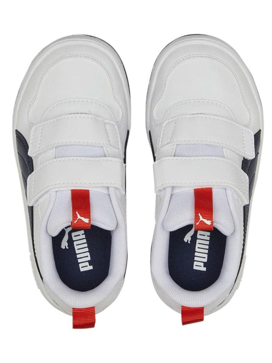 Zapatilla Puma Multiflex Blanco Marino Niño
