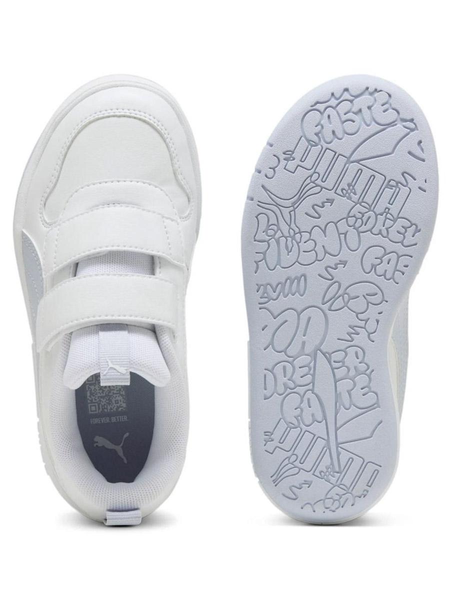 Zapatilla Puma Multiflex Blanco Malva Niña