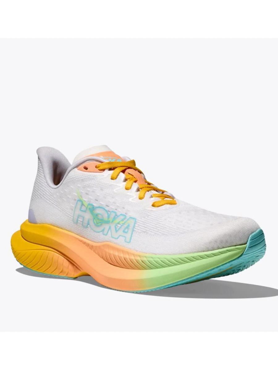 Zapatilla Hoka Mach 6 Blanca Multicolor M