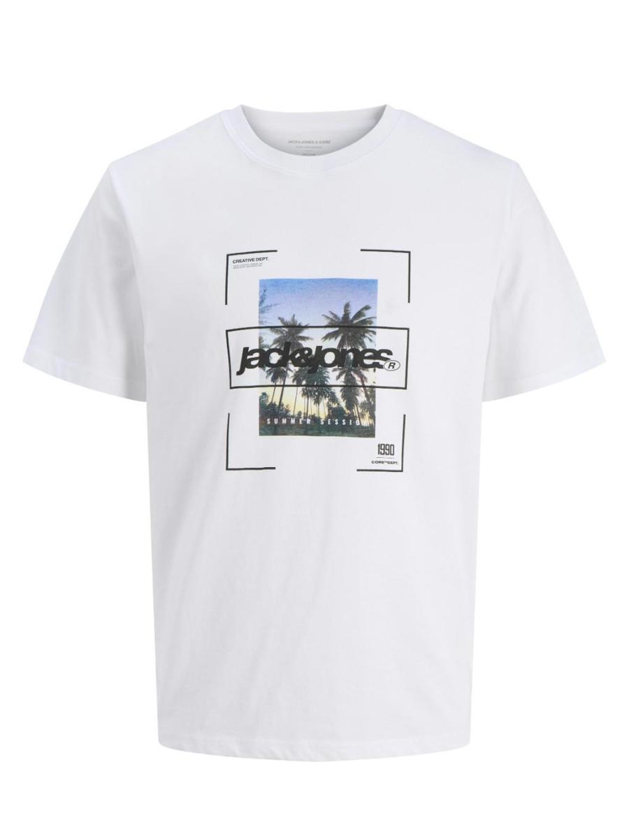 Camiseta Jack&Jones Palmeras M Blanco