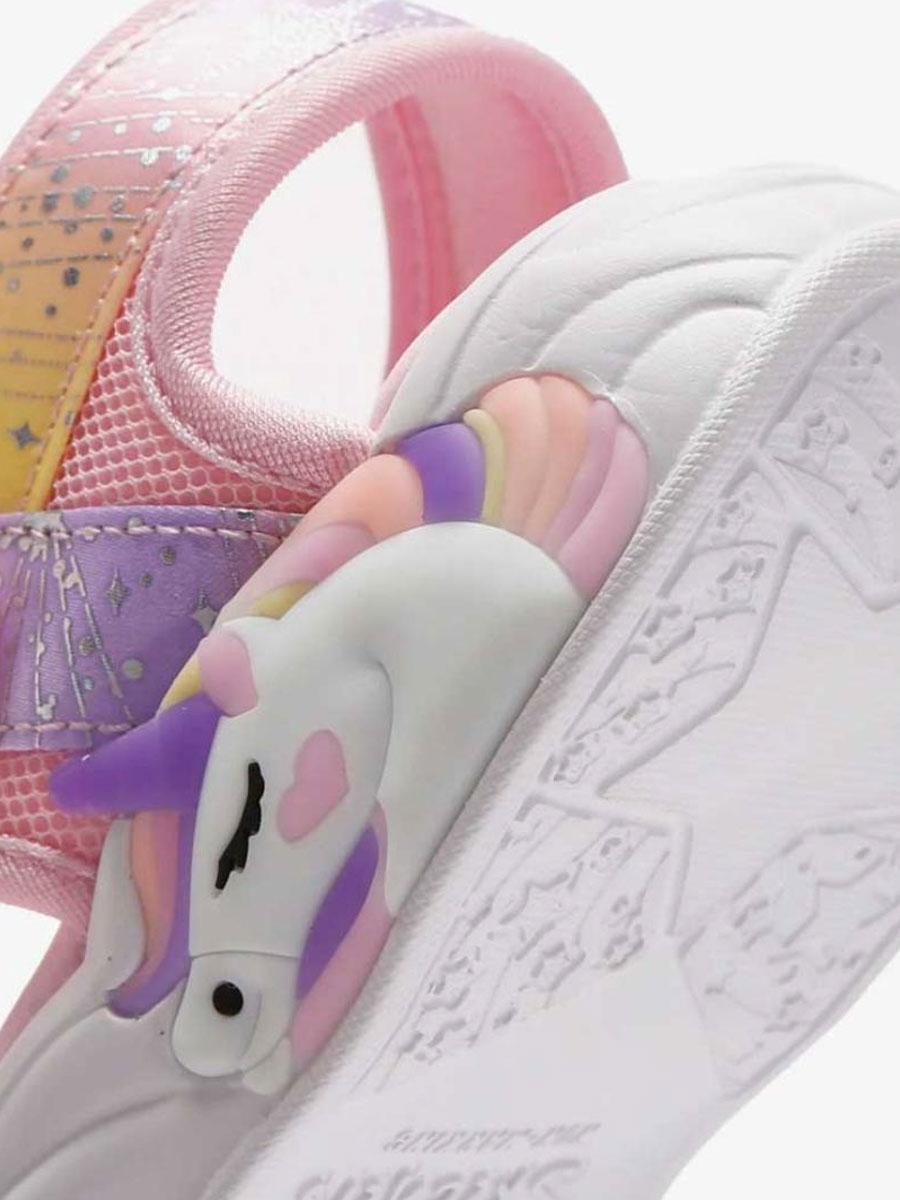 Sandalia Skechers Majestic Unicornio Malva Niña