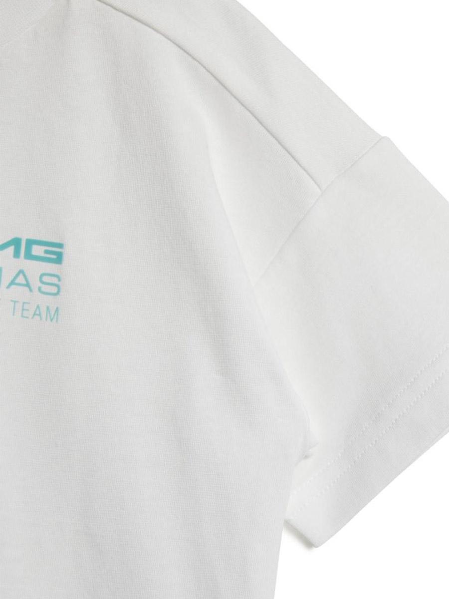 Conjunto Corto Adidas Motorsport Blanco Bebe