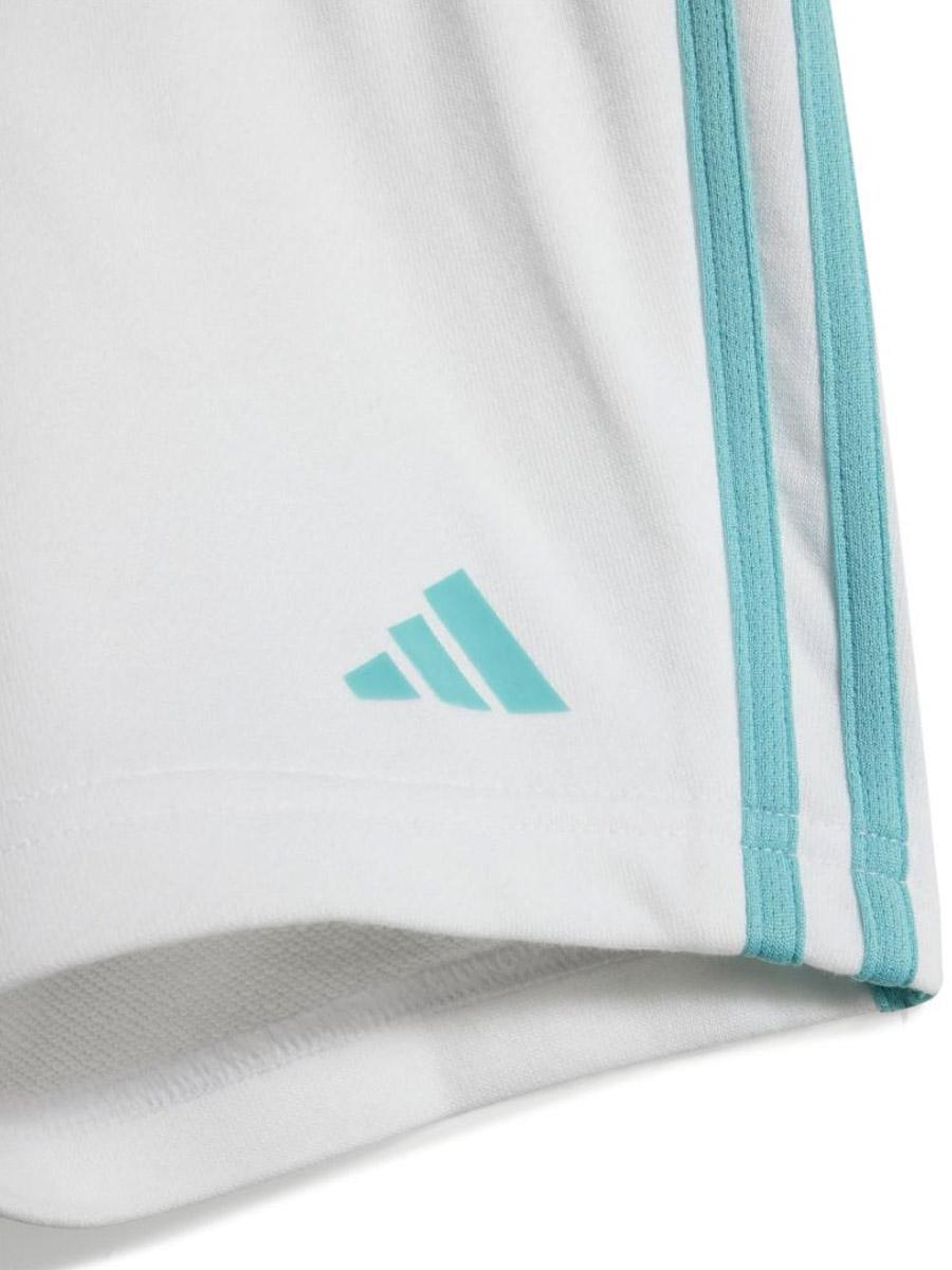 Conjunto Corto Adidas Motorsport Blanco Bebe