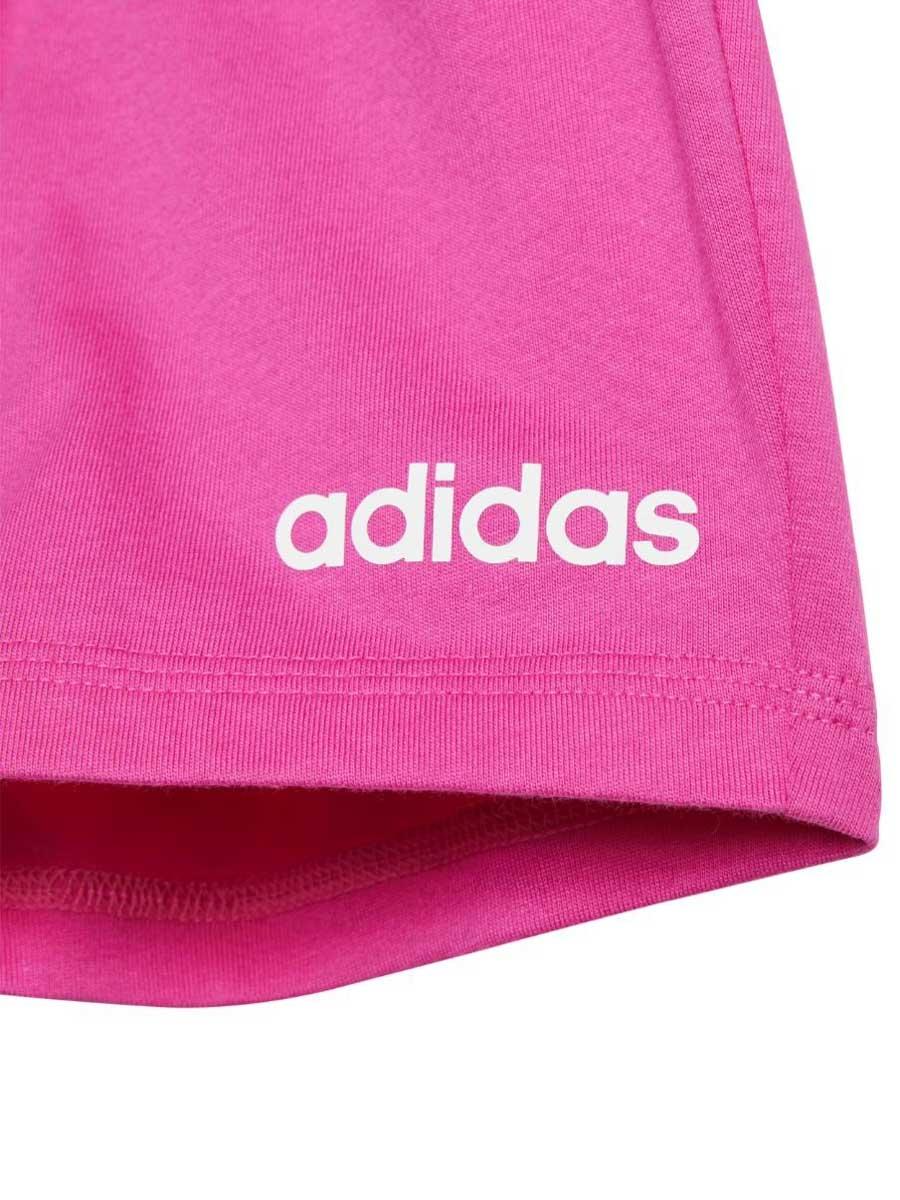 Conjunto Corto Adidas Lin Rosa Bebe
