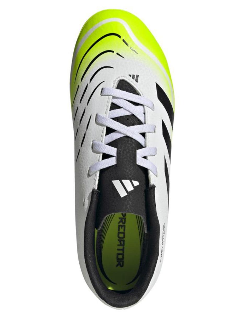 Bota Futbol Adidas Predator FG/MG Bco/Fosf Jr