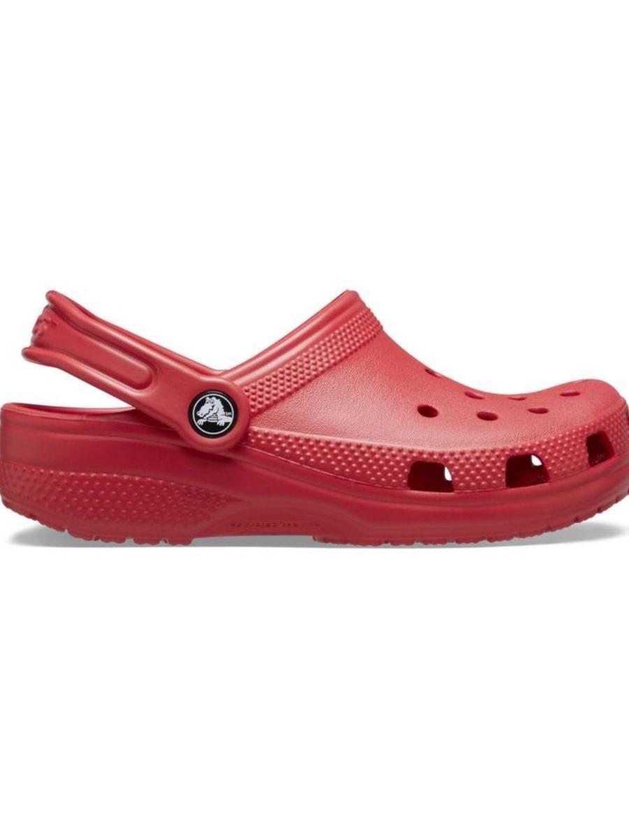 Zuecos Crocs Classic Rojo Jr