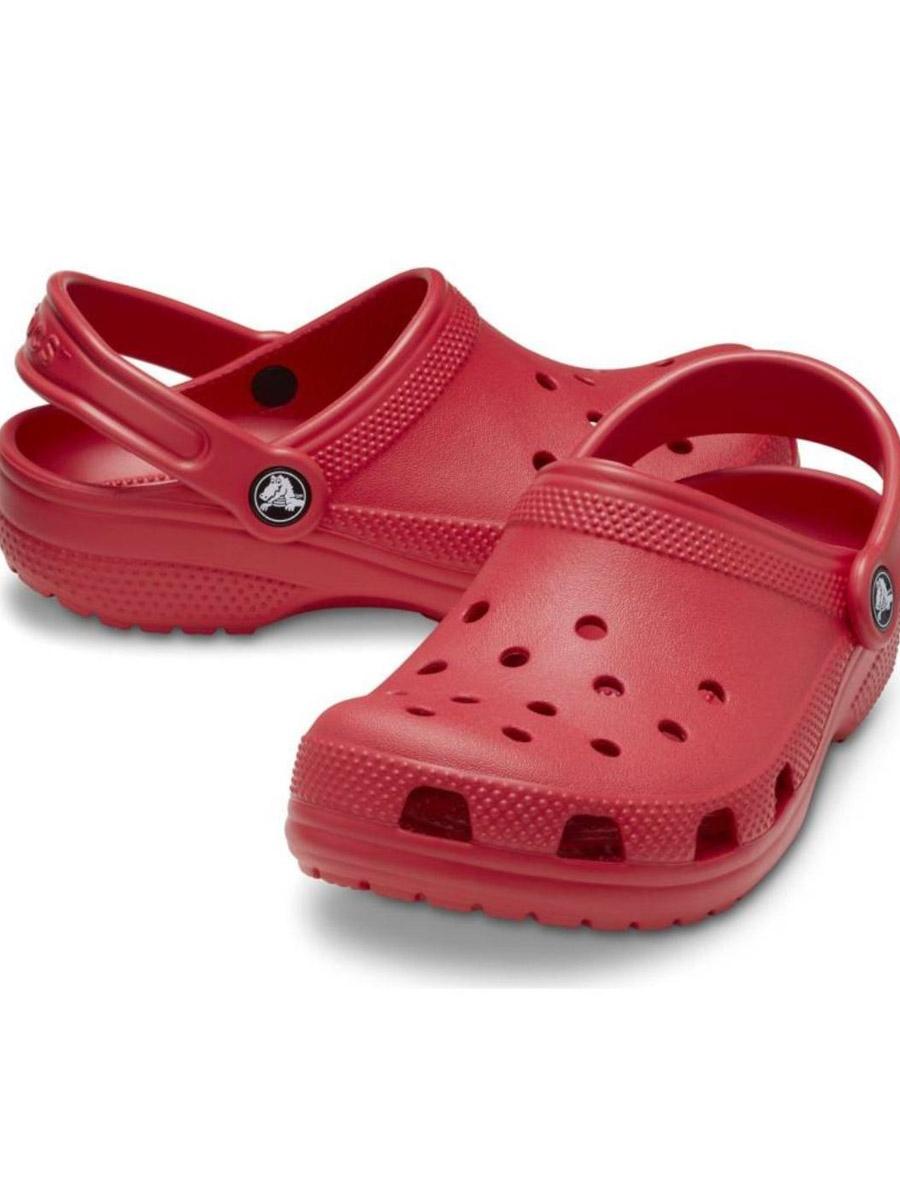 Zuecos Crocs Classic Rojo Jr