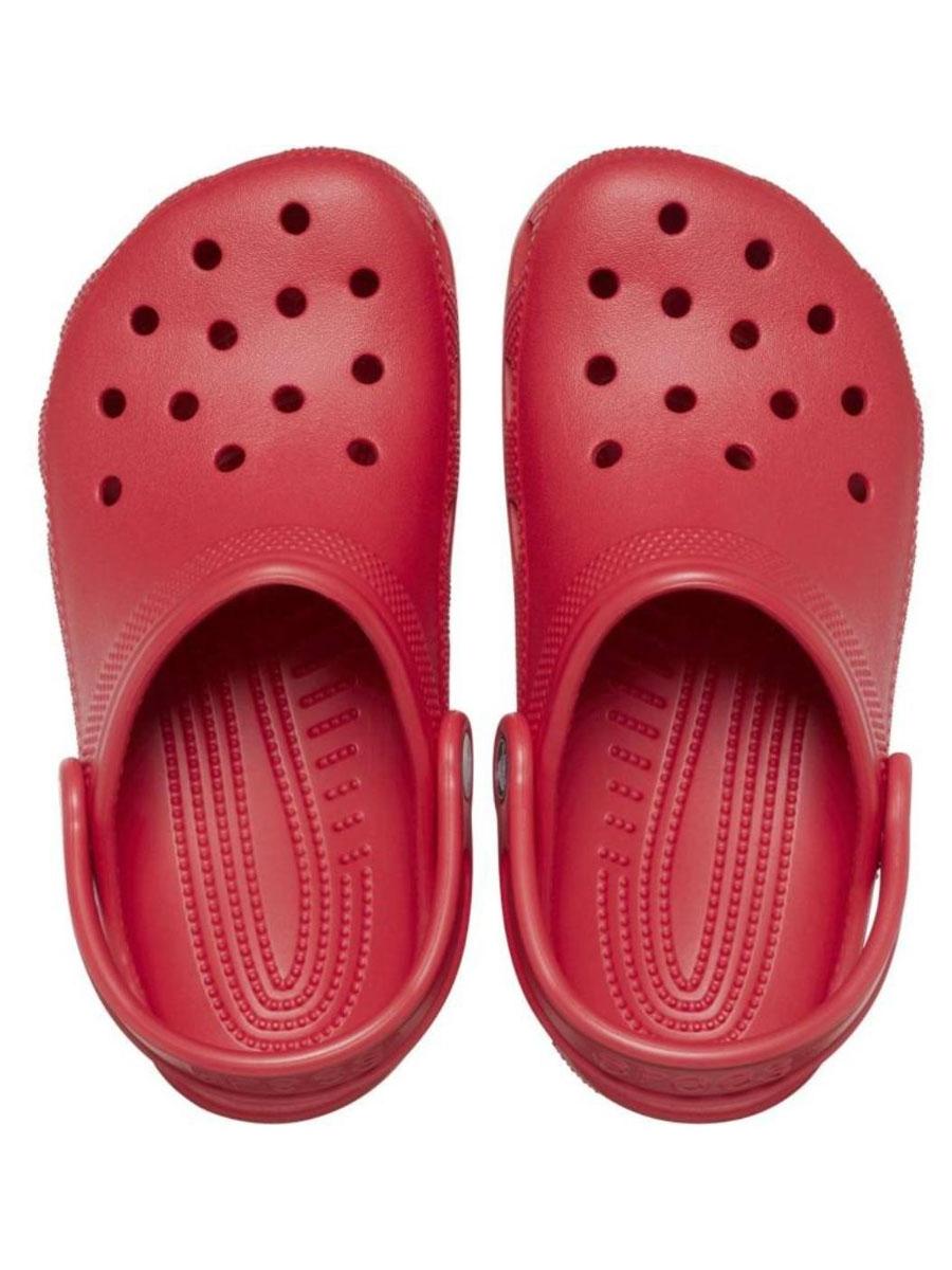 Zuecos Crocs Classic Rojo Jr