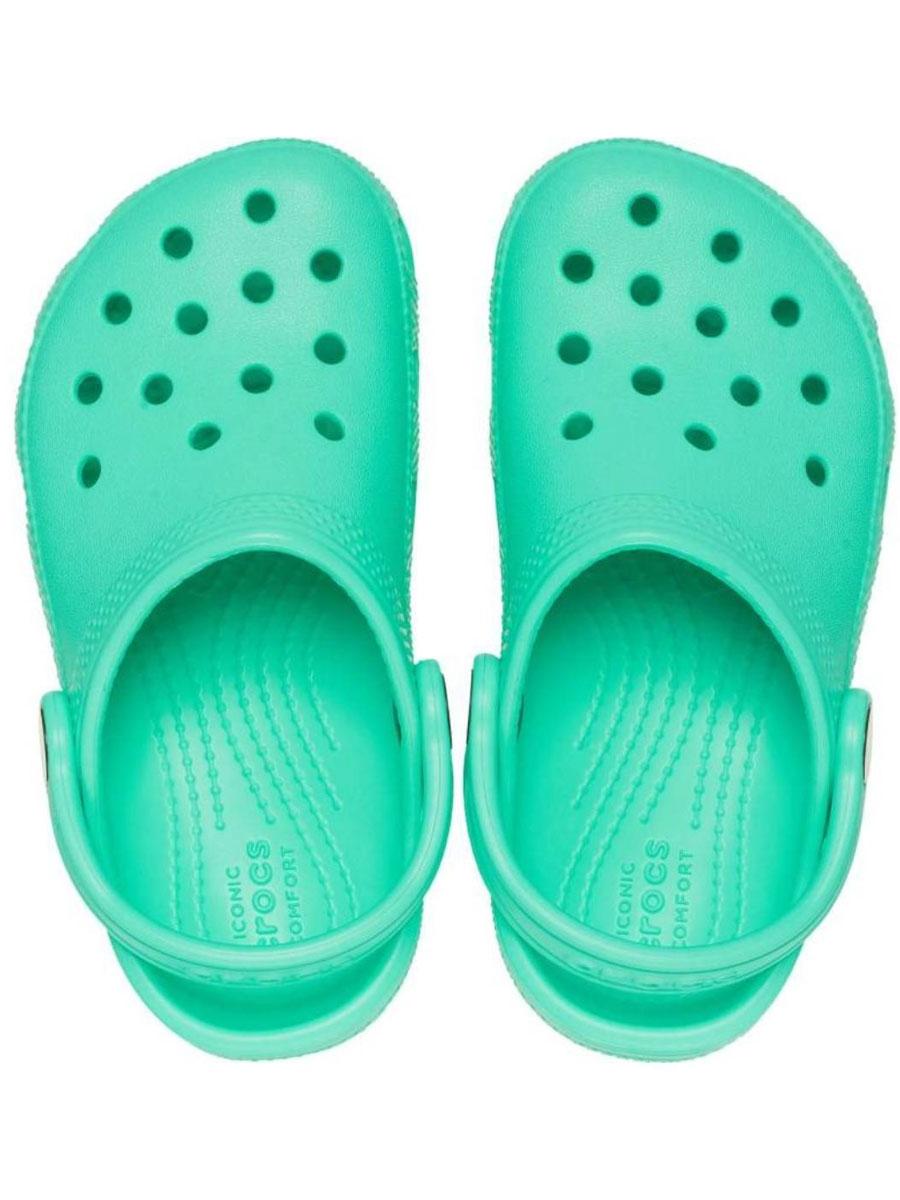 Zuecos Crocs Classic Verde Jr