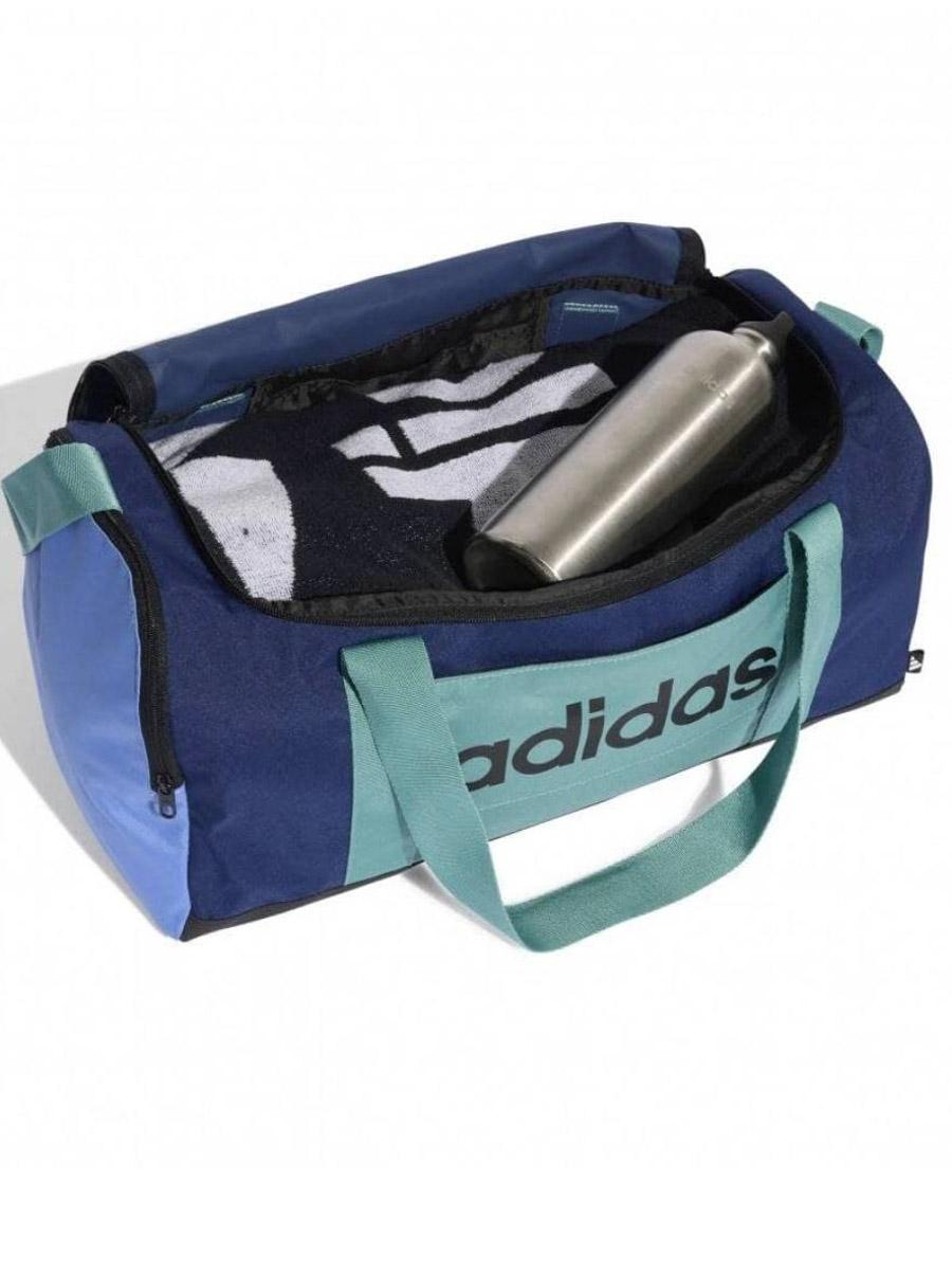 Bolso Adidas Linear Duf Verde Azul S Unisex