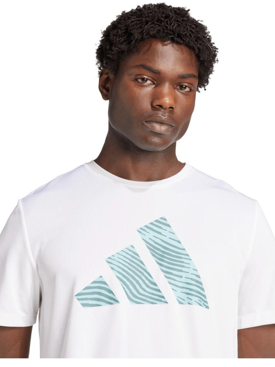 Camiseta Adidas 365 M Blanco/Verde