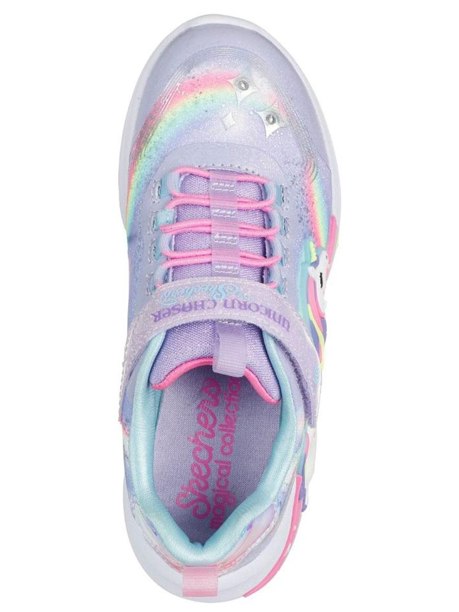 Zapatilla Skechers S-Lights Unicorn Lila Jr