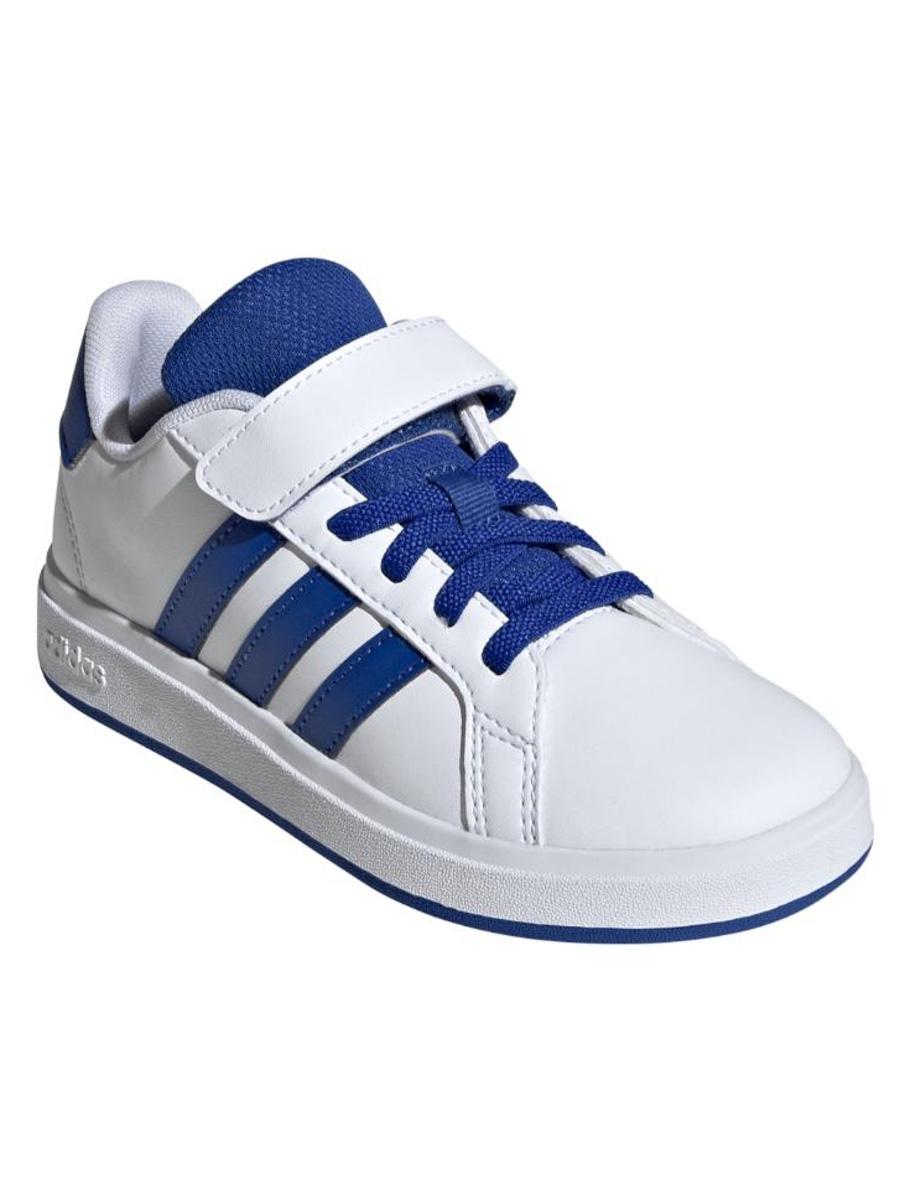 Zapatilla Adidas Grand Court 2 Bco/Azul Jr