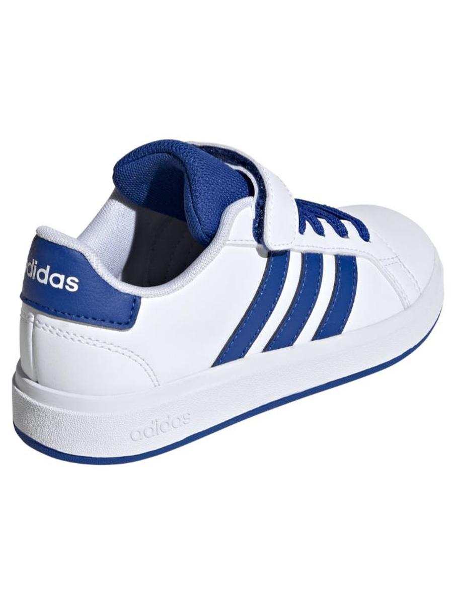 Zapatilla Adidas Grand Court 2 Bco/Azul Jr