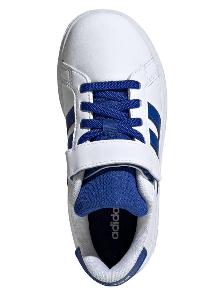 Zapatilla Adidas Grand Court 2 Bco/Azul Jr
