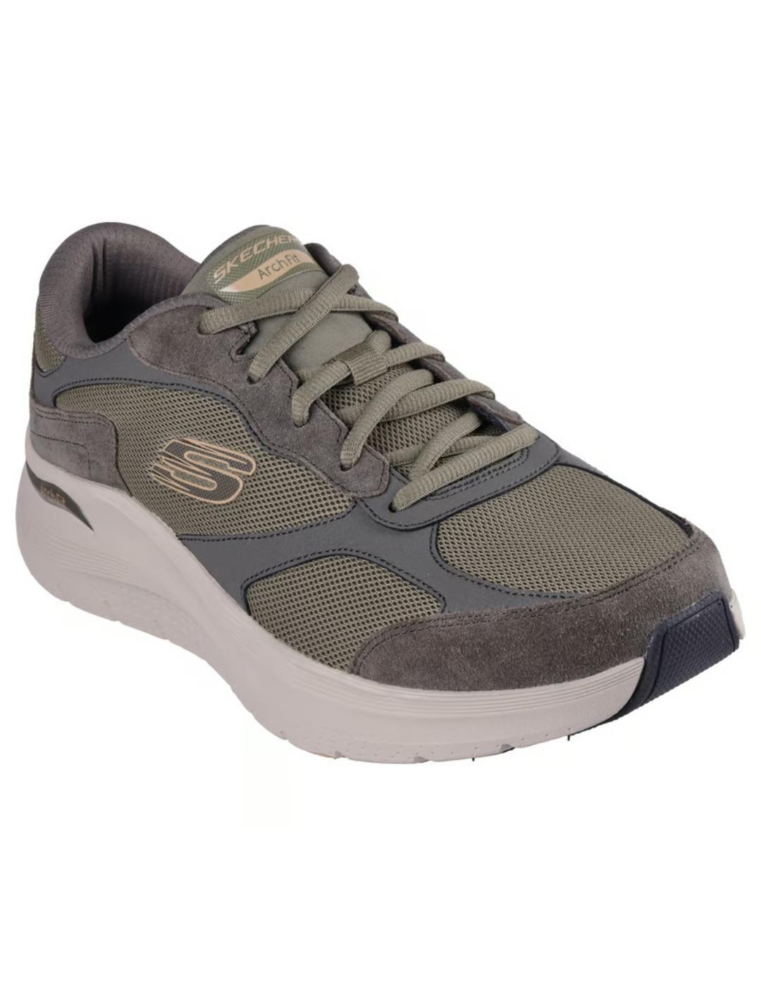 Zapatilla Skechers Arch Fit The Keep Verde M