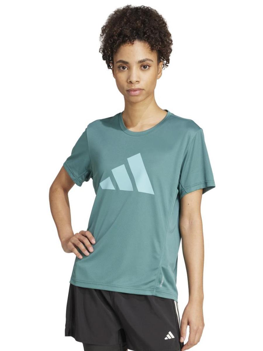 Camiseta Adidas Run It W Verde