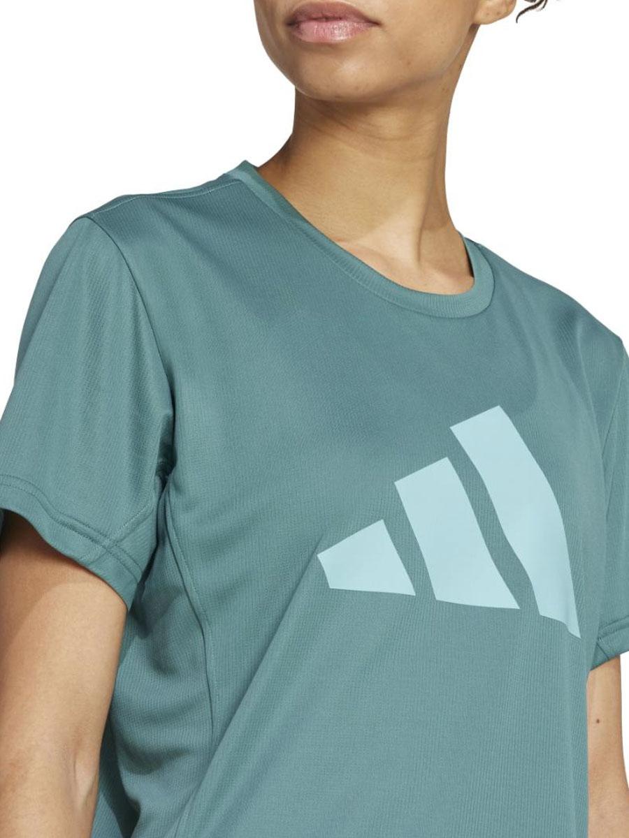 Camiseta Adidas Run It W Verde