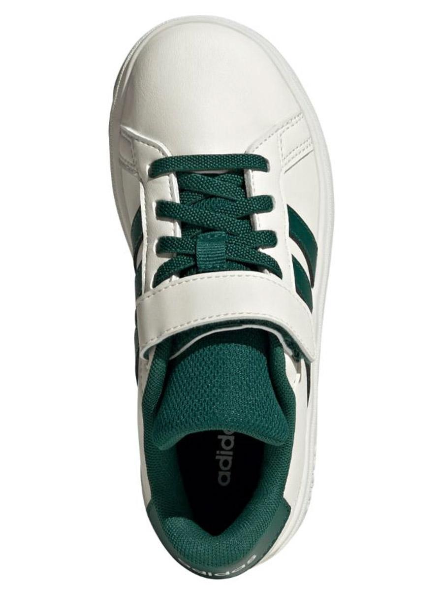 Zapatilla Adidas Grand Court Beige/Verde Jr