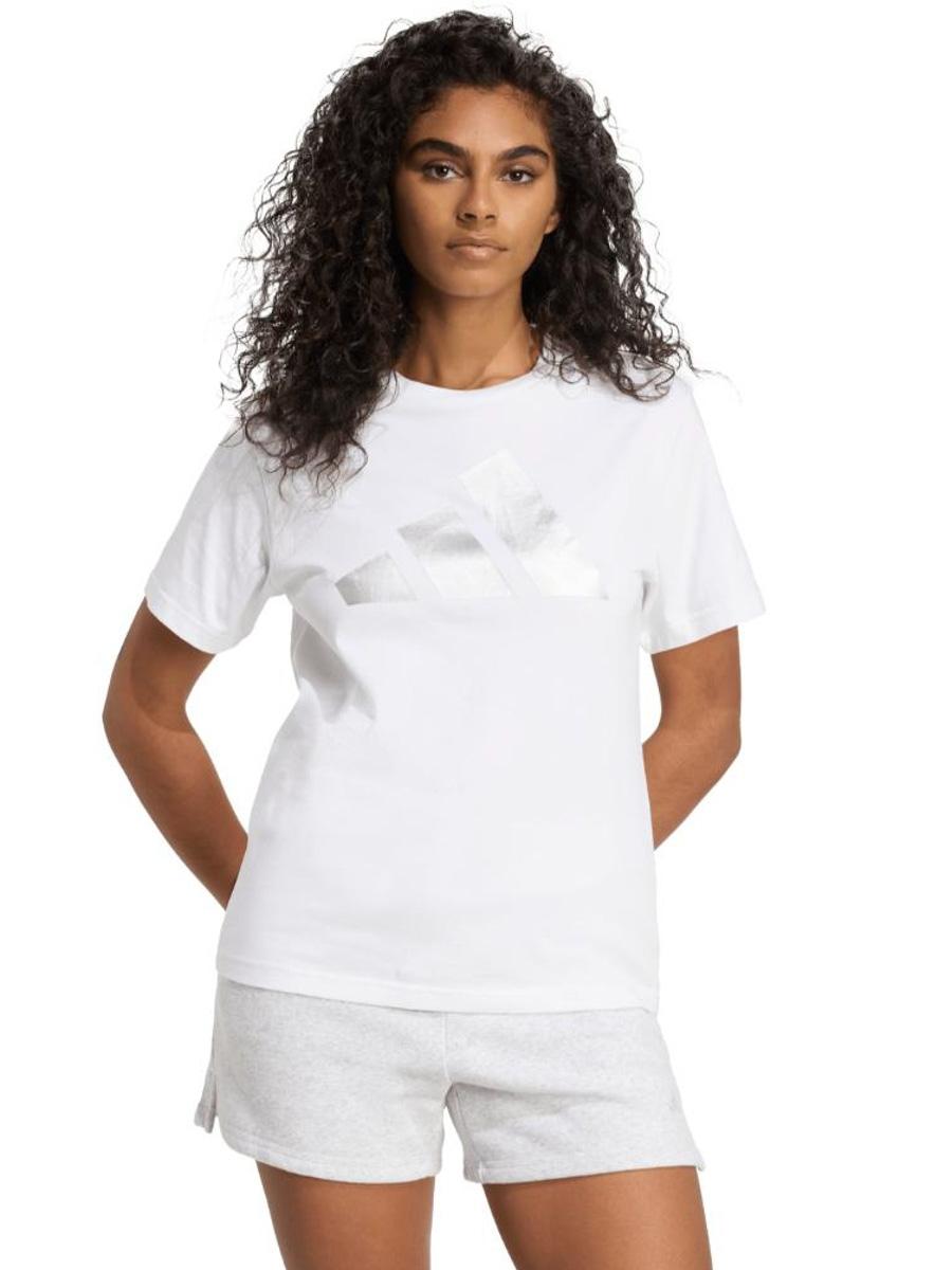 Camiseta Adidas Hol Met W Blanco/Plata