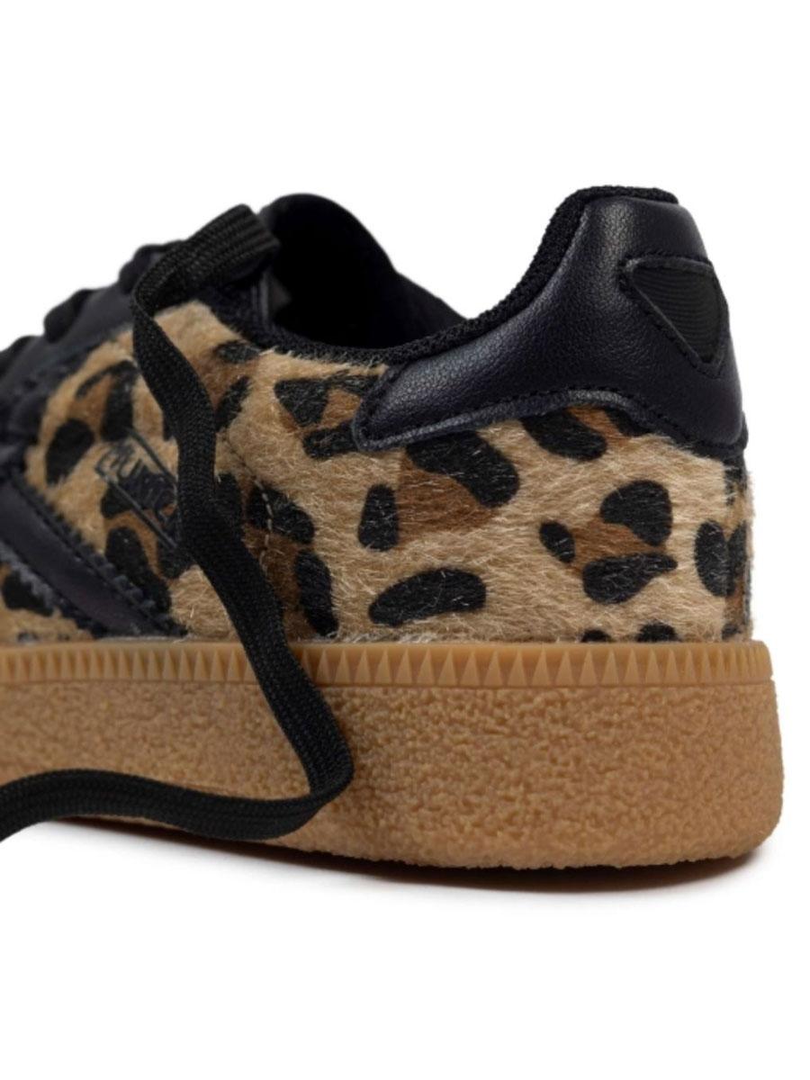 Zapatilla Munich Mini Barru Negro Leopardo W