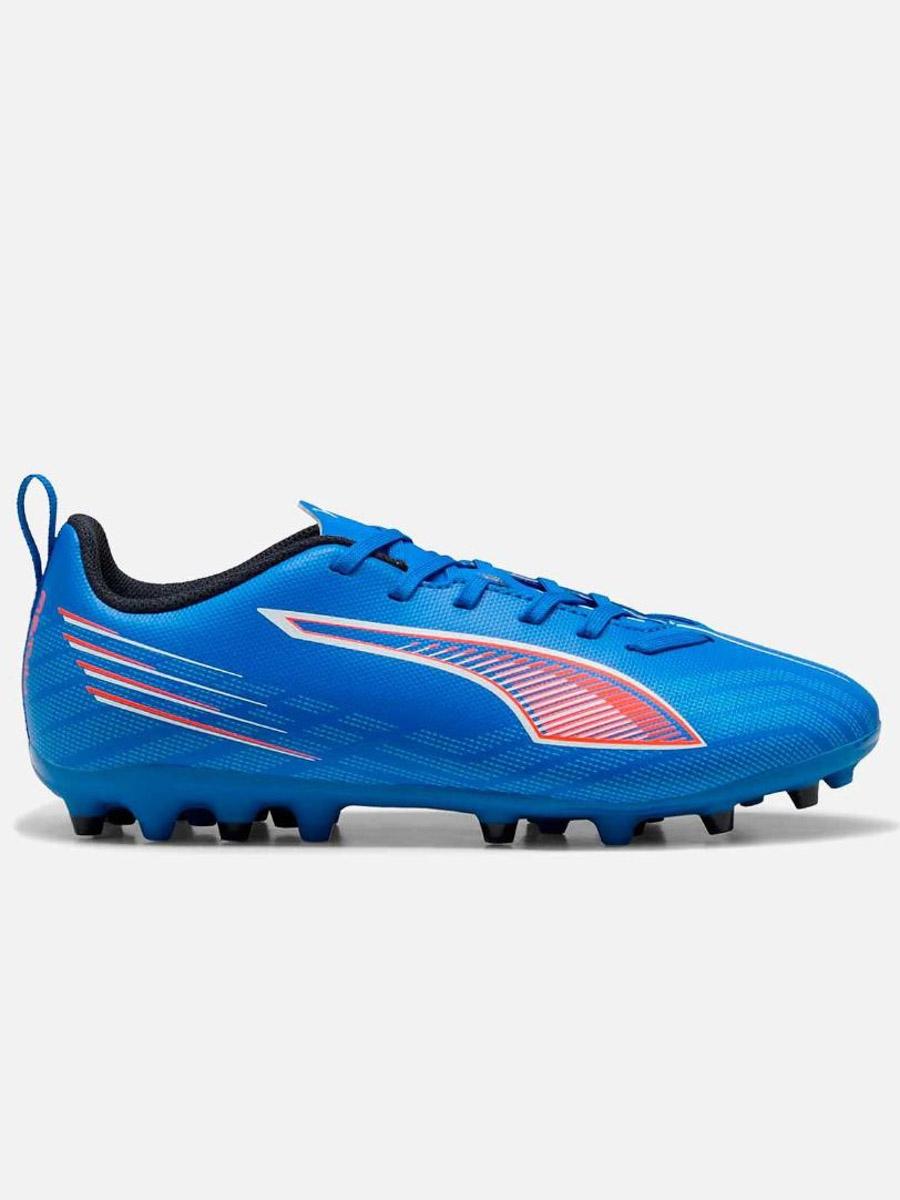 Bota Futbol Puma Ultra 6 Play Azul Jr