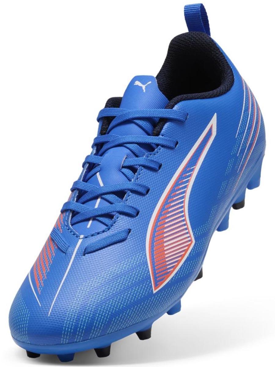 Bota Futbol Puma Ultra 6 Play Azul Jr