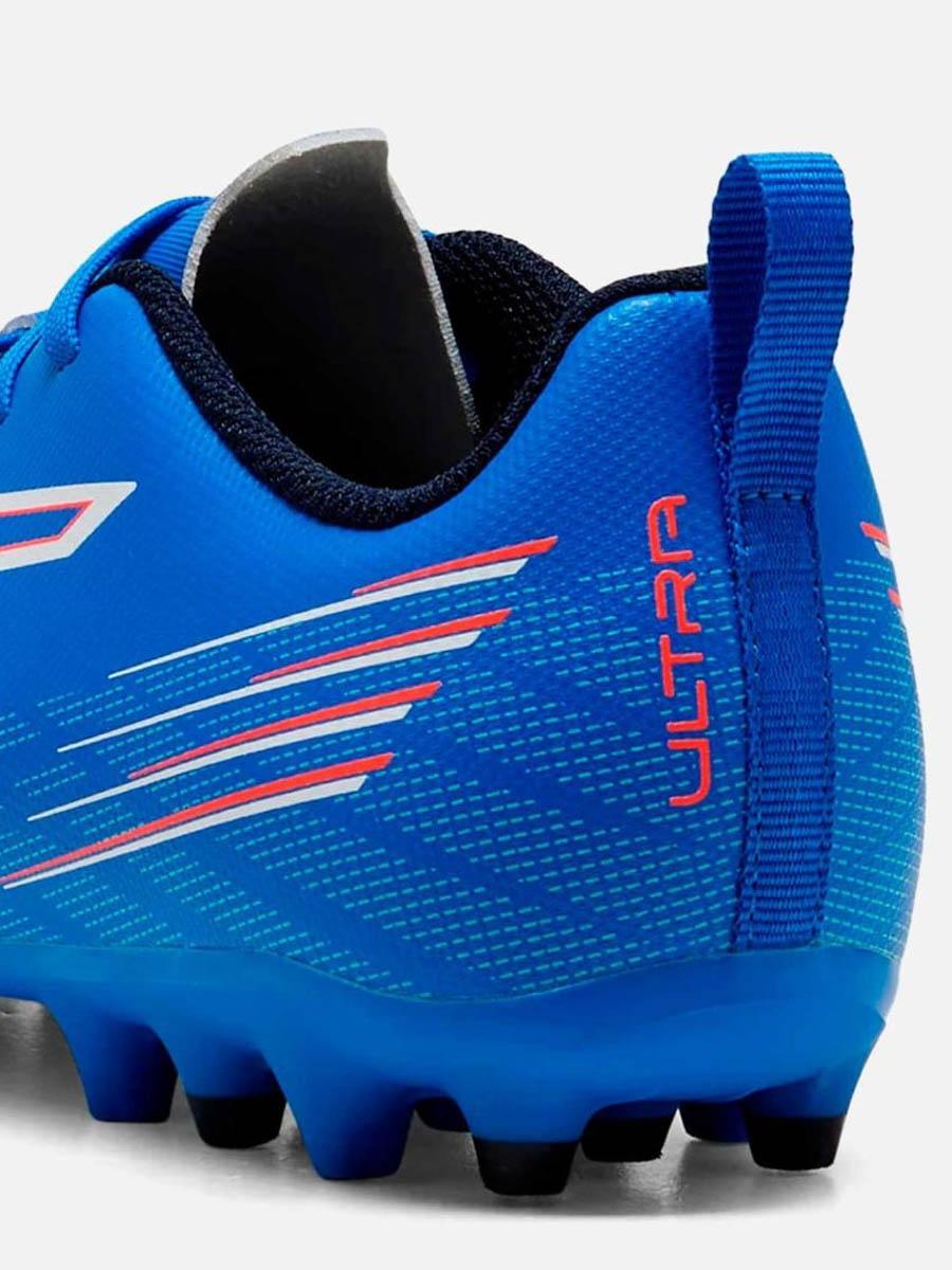 Bota Futbol Puma Ultra 6 Play Azul Jr