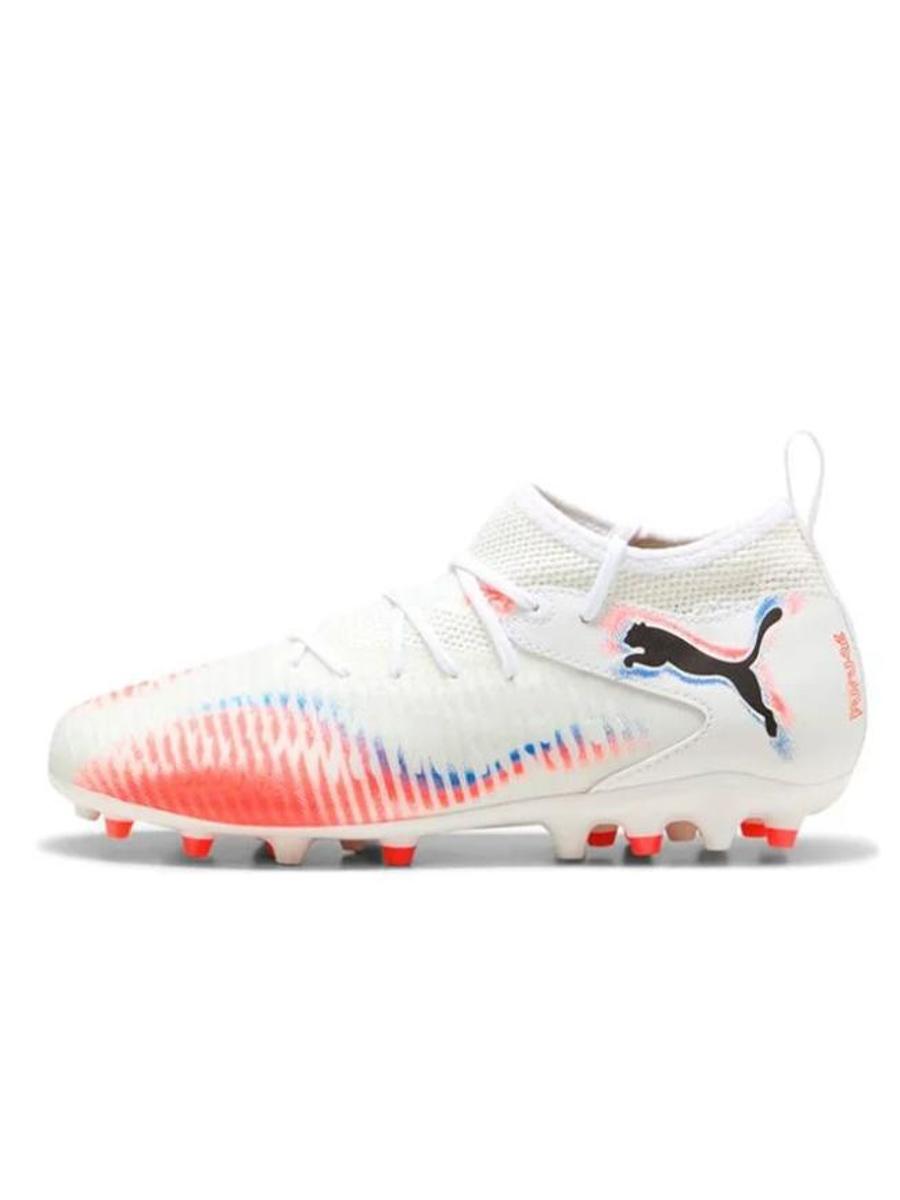 Botas Futbol Puma Future 8 Match Blanca Jr