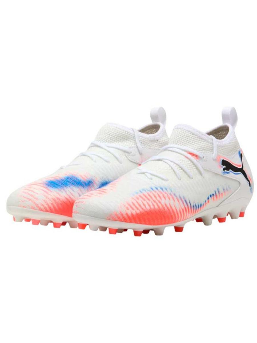 Botas Futbol Puma Future 8 Match Blanca Jr