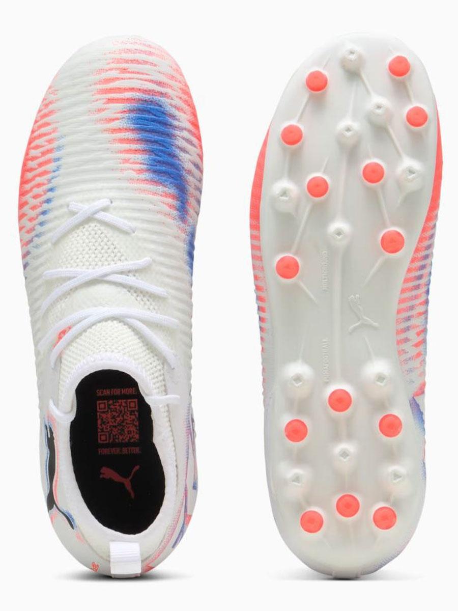 Botas Futbol Puma Future 8 Match Blanca Jr